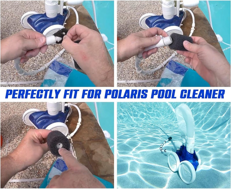 MUSCCCM for Polaris Pool Cleaner Parts, 12 Pack Sweep Hose Tail Scrubbers Replacement for Sweep Pool Cleaner Fits Polaris 180 280 360 380 480 3900 - Image 3